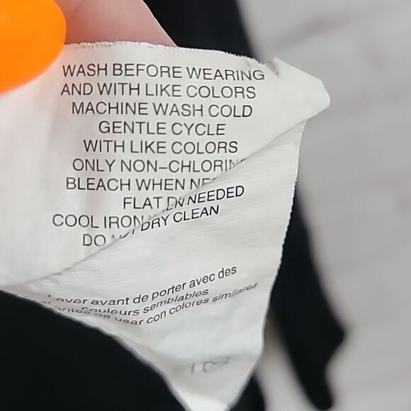 Motherhood Maternity Solid Black Cardigan Open Front Sweater Ribbed Lightweight - Picture 5 of 8